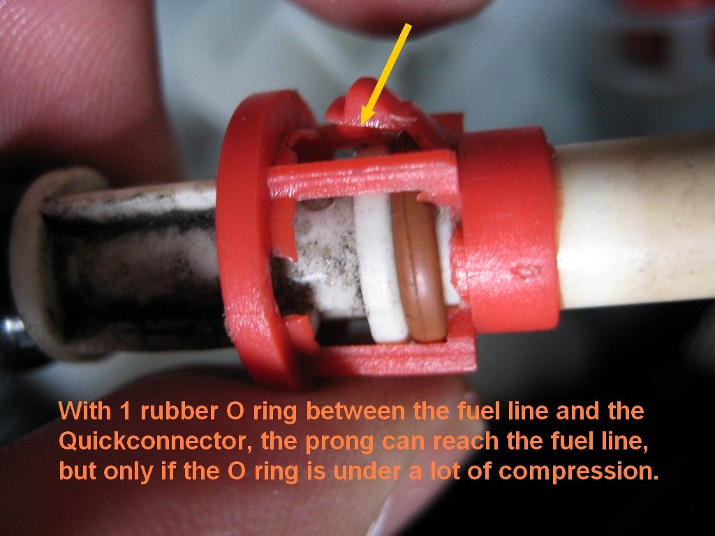 Fuel line connector at fuel pump emd Ford Automobiles Forum